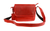 Шкіряна жіноча сумка «Wave» M – Червона 800 фото