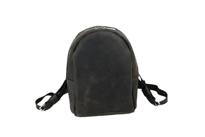 Женский кожаный рюкзак Mini - Темно-коричневый 713 фото