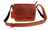 Шкіряна жіноча сумка «Wave» M - Світло-коричнева 800 фото