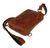 Шкіряна сумка слінг Crossline #1 - Світло-коричнева 771 фото