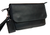 Шкіряна жіноча сумочка клатч Classic - Чорна 802 фото