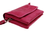 Шкіряна сумка клатч жіночий подвійна - Фуксія (пурпурова) 762 фото