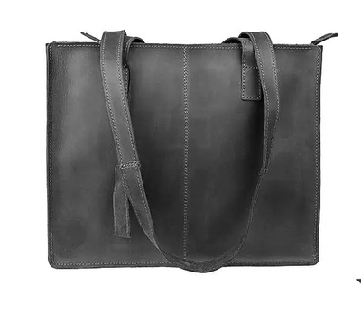 Кожаная женская сумка A2 - Черная 803 фото
