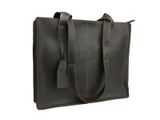 Шкіряна жіноча сумка A2 - Темно-коричнева 803 фото