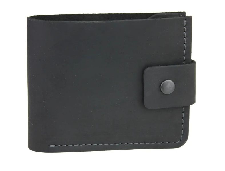 Шкіряний гаманець Modern New - Чорний 764 фото