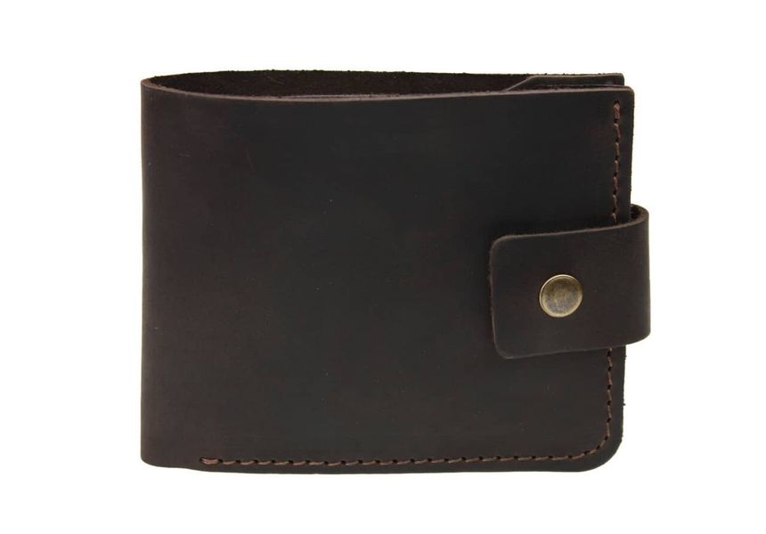 Шкіряний гаманець Modern New - Темно-коричневий 764 фото