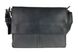Шкіряна горизонтальна сумка XL для документів А4 - Чорна 695