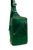 Шкіряна сумка слінг Crossline #1 - Зелена 771 фото