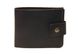 Шкіряний гаманець Modern Double - Темно-коричневий 765