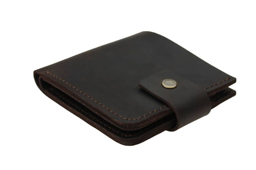 Шкіряний гаманець Modern Double - Темно-коричневий 765 фото