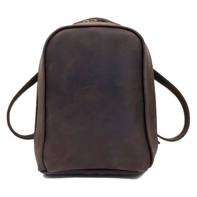 Жіночий шкіряний рюкзак Antaliia - Темно-коричневий 900 фото