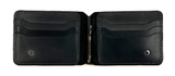 Шкіряний гаманець з затиском Double - Зелений 745 фото
