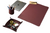 Шкіряний бювар, підкладка на стіл (під ноутбук) 375 х 600 мм - Марсала 903 фото