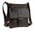 Шкіряна чоловіча сумка M-Buckle - Темно-коричнева 699 фото
