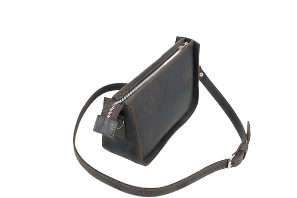 Жіноча шкіряна сумочка "Nature" - Темно-коричневий 701 фото