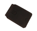 Шкіряний гаманець з затиском Simple - Темно-коричневий 744