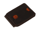 Кожаный кошелек с зажимом Simple - Красный 744 фото