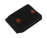 Кожаный кошелек с зажимом Simple – Фуксия (пурпурный) 744 фото