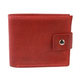 Кожаный кошелек Classic - Красный 749 фото