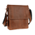 Шкіряна чоловіча сумка M2 series - Світло-коричнева 789 фото