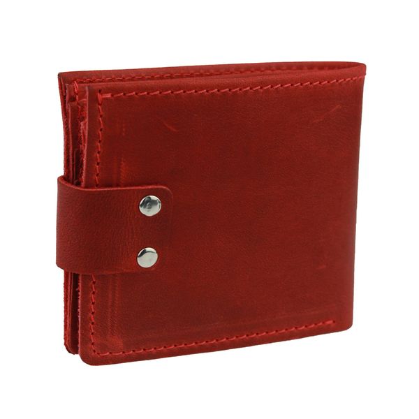 Кожаный кошелек Classic - Красный 749 фото