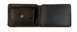 Шкіряний гаманець з затиском Double - Темно-коричневий 745