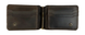 Шкіряний гаманець з затиском Double - Темно-коричневий 745