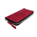 Гаманець шкіряний на блискавці Travel - Фуксія (пурпуровий) 760
