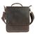 Шкіряна чоловіча сумка HML - Темно-коричнева 780 фото