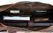 Сумка шкіряна велика "Teno Two" для документів A4 / ноутбука - Темно-коричнева 688