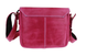 Шкіряна жіноча сумка «Wave» M – Фуксія (пурпурна) 800